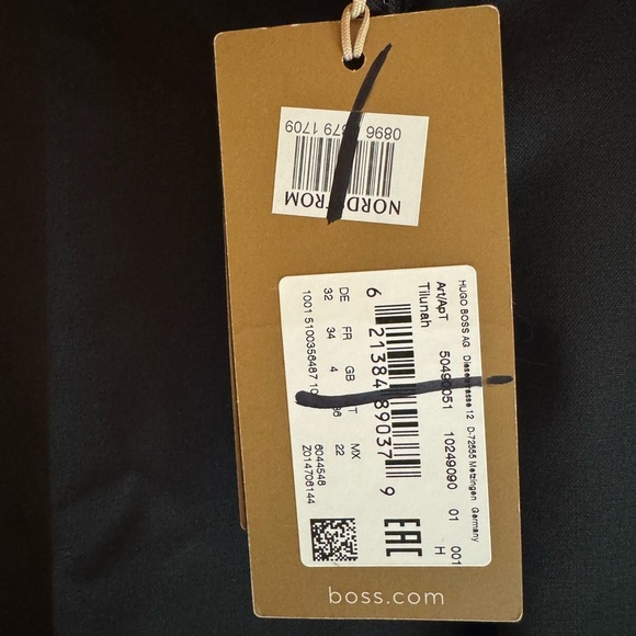 NWT Hugo Boss dress pants stretch Boss women’s 0 - Picture 3 of 10